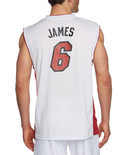 Adidas Men's Miami Heat Lebron James NBA Replica Jersey