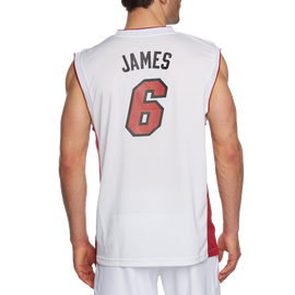 Adidas Men's Miami Heat Lebron James NBA Replica Jersey